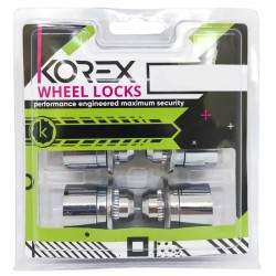 Korex | Гайки секретні М12x1.5x37 Пресшайба Рухоме кільце Ключ 19-21 (Citroen, Kia, Lexus, Mitsubishi, Peugeot, Toyota)