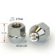 Гайка колесная M12x1,25x21мм Конус Ключ 17 (Subaru, Suzuki, Niva, Nissan, Infiniti, Matiz) под железные диски