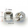 Гайка колесная М12x1,5x21мм Конус Ключ 19
