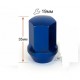 Гайка колесная M12x1,25x35мм Конус Ключ 19 (Subaru, Suzuki, Niva, Nissan, Infiniti, Matiz) Синяя
