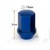 Гайка колесная M12x1,25x35мм Конус Ключ 19 (Subaru, Suzuki, Niva, Nissan, Infiniti, Matiz) Синяя