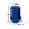 Гайка колесная М12x1,5x35мм Конус Ключ 19 (Chevrolet, Citroen, Daihatsu, Hyundai, Kia, Mazda, Peugeot, Toyota, Lexus) Синяя