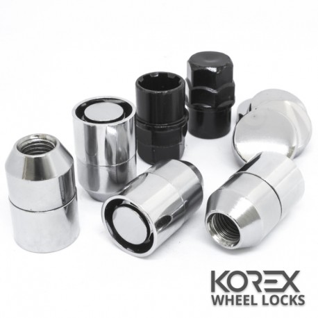 Korex | Гайки секретні М12x1.5x33 Конус Рухоме кільце Ключ 19-21 (Daihatsu, Hyundai, Fiat, Ford, Kia, Mazda, Toyota)