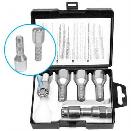FARAD MICROLOCK | Болты секретки М12х1.5х30 Конус для узких отверстий в дисках Внутренний ключ 17-19