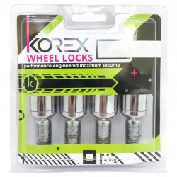 Korex | Болты секретные М14x1.5x28 Сфера Вращающееся кольцо Ключ 17-19 (Audi, SsangYong, Seat, Skoda, Mercedes-Benz, Volkswagen)