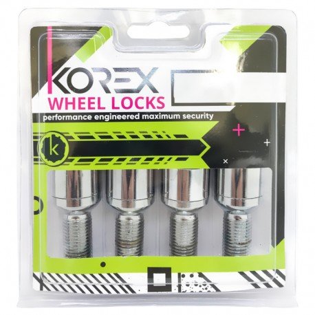 Korex | Болты секретные М14x1.5x28 Сфера Вращающееся кольцо Ключ 17-19 (Audi, SsangYong, Seat, Skoda, Mercedes-Benz, Volkswagen)