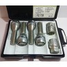 FARAD FLOWERLOCK | Болты секретки М14х1.5х45 Сфера R13 Вращающееся кольцо Ключ 17 (2 ключа)
