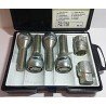 FARAD FLOWERLOCK | Болты секретки М14х1.5х45 Сфера R13 Вращающееся кольцо Ключ 17 (2 ключа)