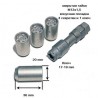 FARAD MICROLOCK | Гайки секретки М12х1.5х36 Конус для узких отверстий в дисках Внутренний ключ 17-19