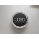 Колпачки на диски Audi (146/58) Хром с черной наклейкой