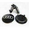 Колпачки на диски Audi A4, A5, A6, A8, S4, S5, S6, RS, TT (60/58) 4B0601170 Черные