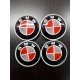 Колпачки на диски BMW (68/65) Белый/Красный