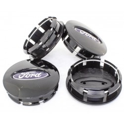 Колпачки на диски Ford (66/58) Черные 3F23-1A096-DC