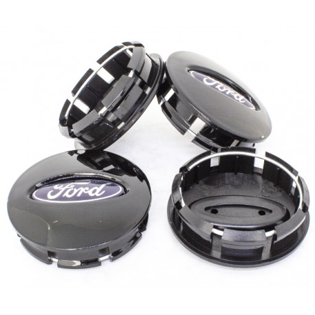 Колпачки на диски Ford (66/58) Черные 3F23-1A096-DC