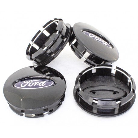 Колпачки на диски Ford (66/58) Черные 3F23-1A096-DC