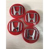 Колпачки на диски Honda (69/64) Красные