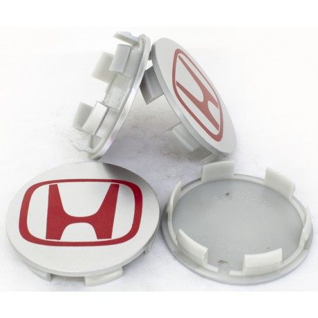 Колпачки на диски Honda (69/64) Красные 44732-S9A-A0061