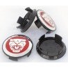 Колпачки на диски Jaguar (59/50) Красные 9W9M-1A096-AC4