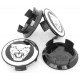 Колпачки на диски Jaguar (59/50) Черные 9W9M-1A096-AC4