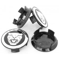 Колпачки на диски Jaguar (59/50) Черные 9W9M-1A096-AC4
