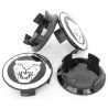Колпачки на диски Jaguar (59/50) Черные 9W9M-1A096-AC4