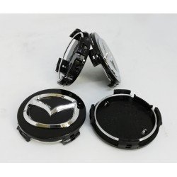 Колпачки на диски Mazda 3, 5, 6, MPV, CX-7, CX-9 (57/57) Черные 2477