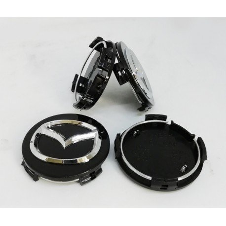 Колпачки на диски Mazda 3, 5, 6, MPV, CX-7, CX-9 (57/57) Черные 2477