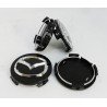 Колпачки на диски Mazda 3, 5, 6, MPV, CX-7, CX-9 (57/57) Черные 2477