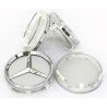 Колпачки на диски Mercedes (61/58) Серебряные
