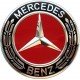 Колпачки на диски Mercedes (75/70) Красные A 171 400 00 25