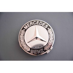 Колпачки на диски Mercedes (75/70) Черные