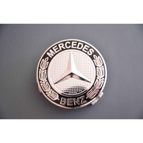 Колпачки на диски Mercedes (75/70) Черные
