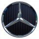 Колпачки на диски Mercedes (75/70) Черный карбон