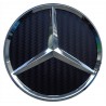 Колпачки на диски Mercedes (75/70) Черный карбон
