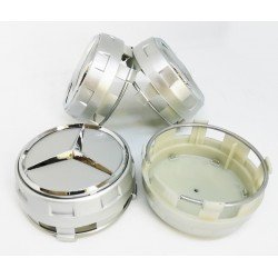 Колпачки на диски Mercedes AMG (75/70) A0004000900 Серебряные