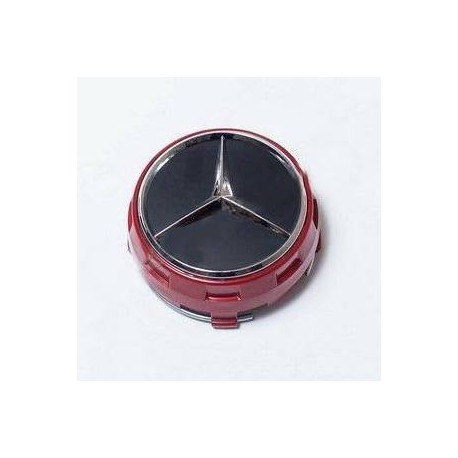 Колпачки на диски Mercedes AMG (75/70) Красные A 000 400 09 00