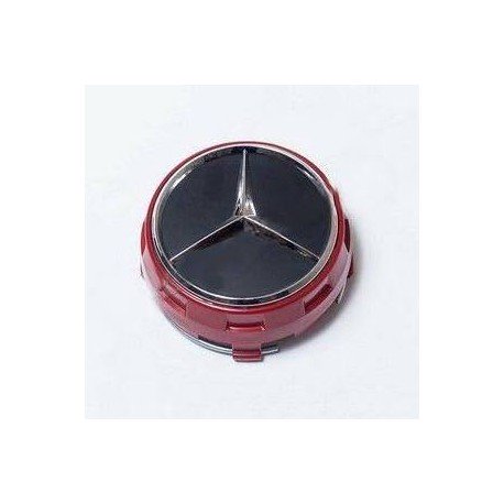 Колпачки на диски Mercedes AMG (75/70) Красные A 000 400 09 00