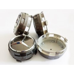 Колпачки на диски Mercedes AMG (75/70) Черные A 000 400 09 00