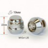 Гайка колесная M12x1,25x22мм Конус Ключ 19 (Subaru, Suzuki, Niva, Nissan, Infiniti, Matiz)