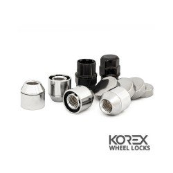 Korex | Гайки секретные М12x1.5x33 Конус Вращающееся кольцо Ключ 19-21 (Hyundai, Fiat, Ford, Kia, Mazda, Mitsubishi, Toyota)