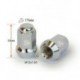 ГАЙКА M12X1,5X34 ХРОМ КОНУС КЛЮЧ 17ММ