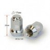 ГАЙКА M12X1,5X34 ХРОМ КОНУС КЛЮЧ 17ММ