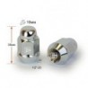 Гайка колесная M1/2"-20 Конус Хром Ключ 19 (Jeep, Jaguar, Chevrolet, Dodge, Volvo) дюймовая резьба