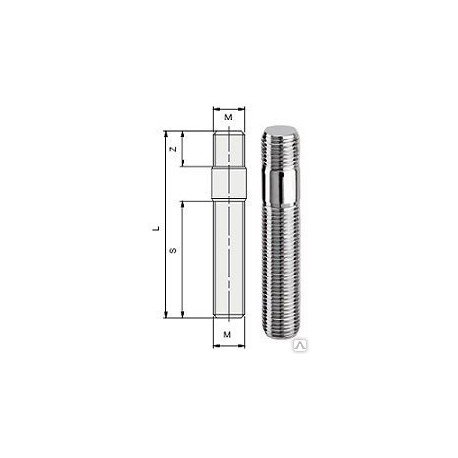 Шпилька колесная забивная 1/2"x20x50