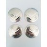 Наклейки Citroen D56 мм алюминий (Хромированный логотип на серебристом фоне)